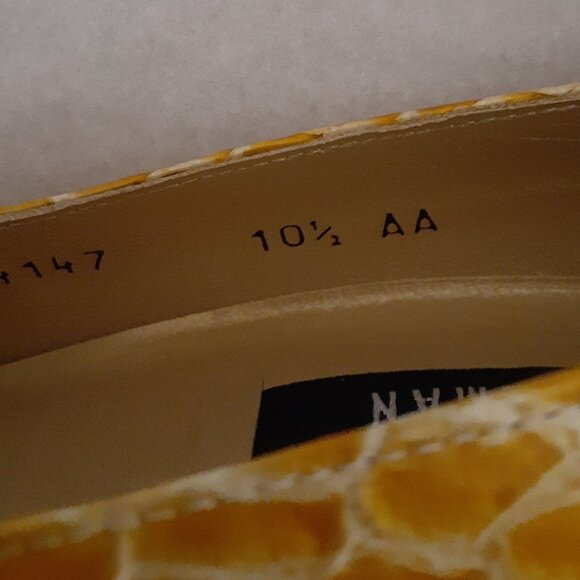 Stuart Weitzman Reptile pattern Leather Heels - Picture 13 of 13